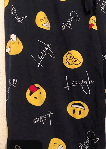 Sarı Baskılı Erkek Rahat Pijama Altı - Görsel 2