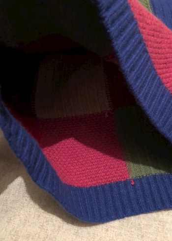 Renkli Bohem Balıkçı Yaka Triko Kazak - Görsel 6