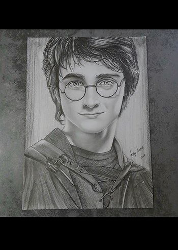 Portre Karakalem Çizim(ÖZEL PORTRE SİPARİŞİ ALINIR).. - Görsel 4