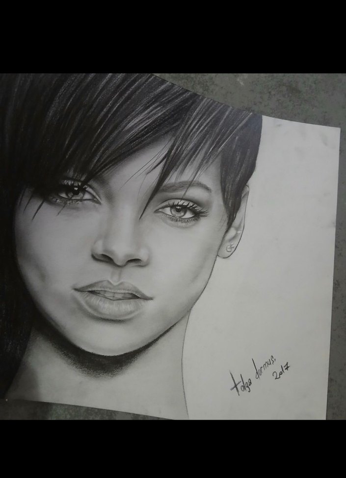 Portre Karakalem Çizim(ÖZEL PORTRE SİPARİŞİ ALINIR).. - Görsel 3