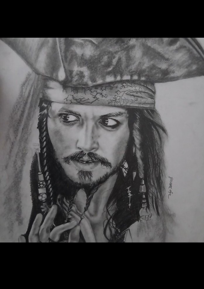 Portre Karakalem Çizim(ÖZEL PORTRE SİPARİŞİ ALINIR).. - Görsel 5