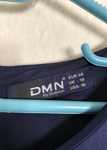 Uzun Lacivert Kadın Elbise - Görsel 7