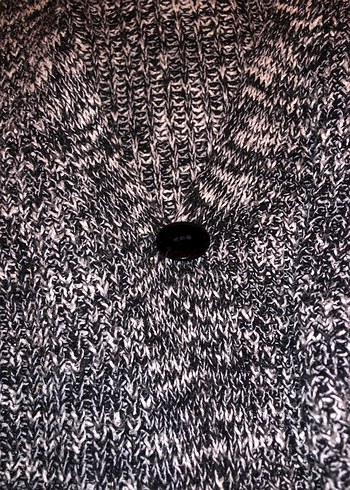 Gri Örgü Kadın Uzun Kollu Salaş Kazak - Görsel 3