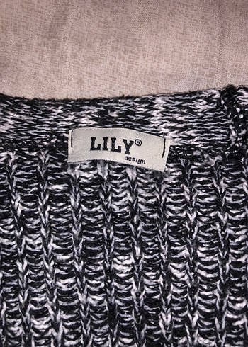 Gri Örgü Kadın Uzun Kollu Salaş Kazak - Görsel 4