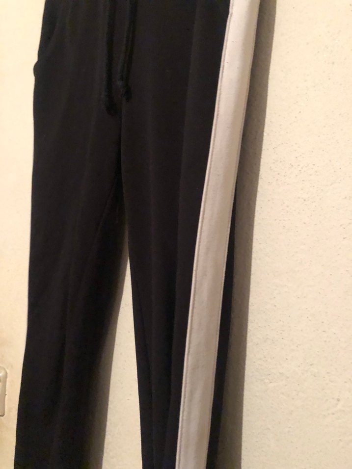 Siyah Elastik Bel Kadın Eşofman Altı - Görsel 2