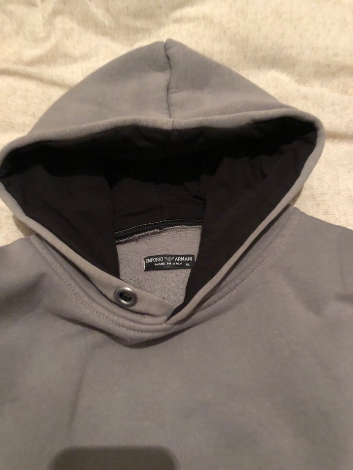 Gri Kapüşonlu Kadın Sweatshirt - Görsel 2