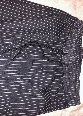 Çizgili Siyah erkek eşofman - Görsel 3