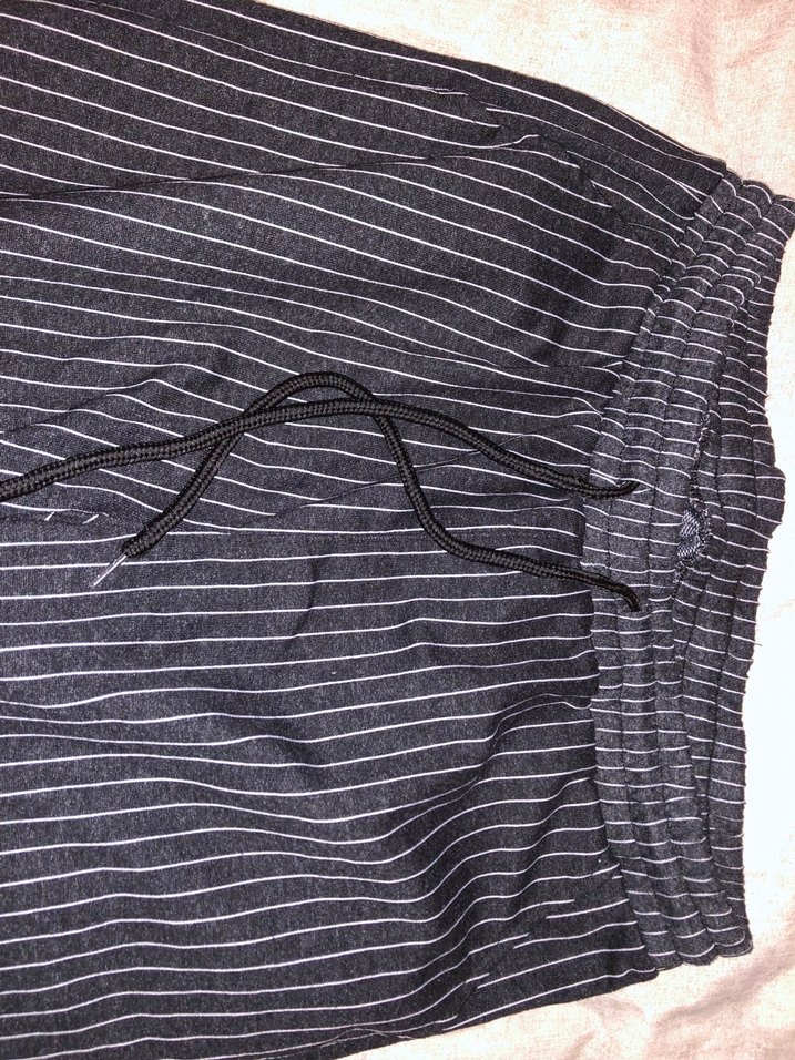 Çizgili Siyah erkek eşofman - Görsel 3