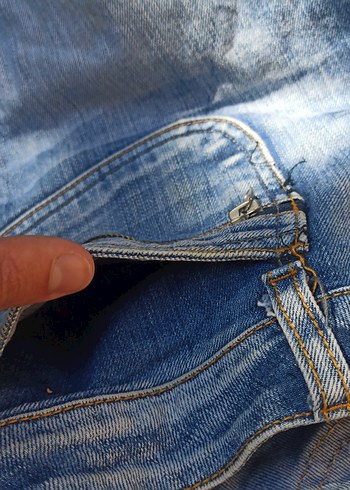Mavi Kadın Denim Zipperli Dar Kesim Pantolon - Görsel 6