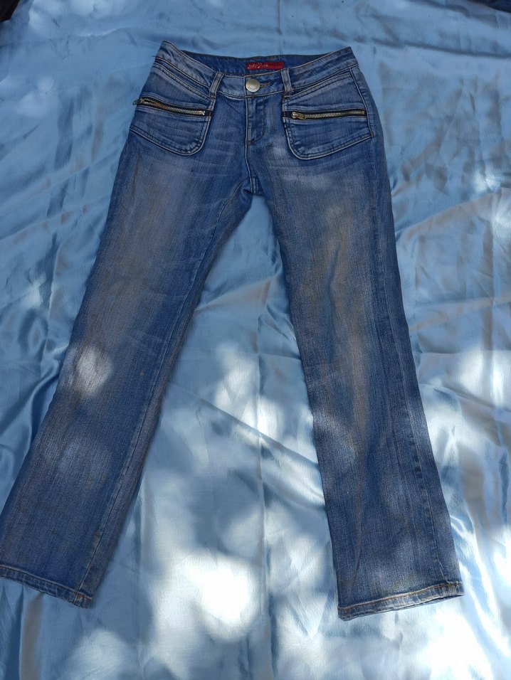 Mavi Kadın Denim Zipperli Dar Kesim Pantolon - Görsel 2