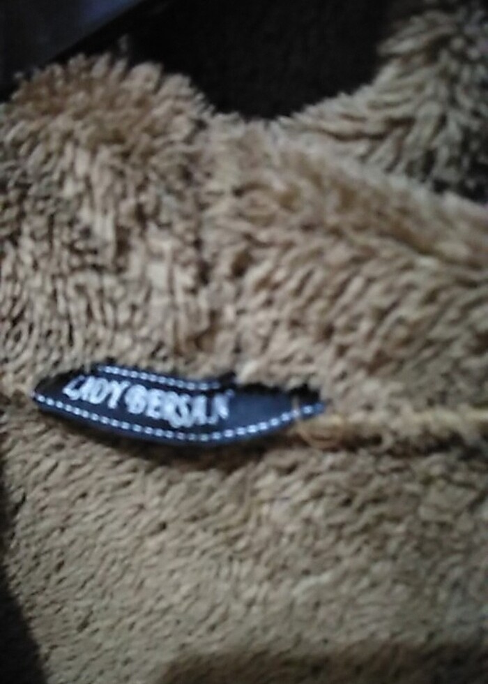 Pelüş Kapşonlu hırka - Görsel 2