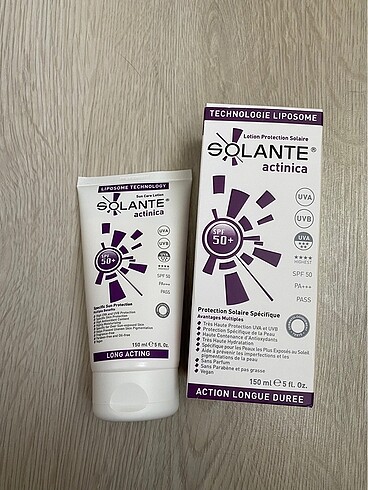 Solante Actinica Sun Care Lotion Spf 50+