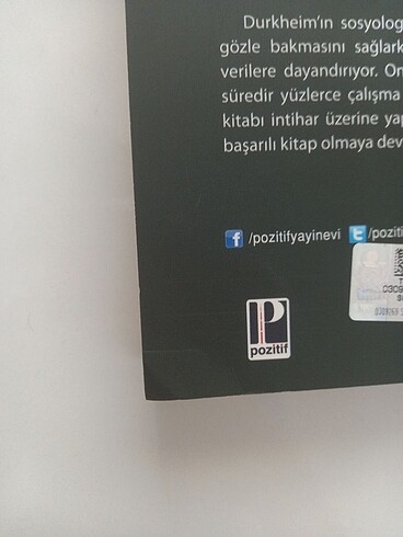  Emile Durkheim İntihar