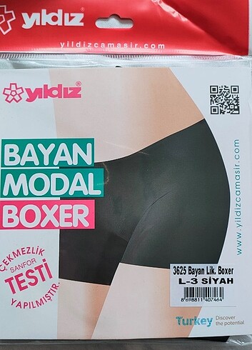 Yıldız Bayan Modal Boxer