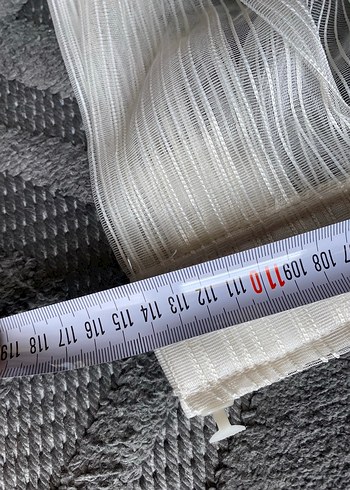 Gri Düz Desen Geleneksel Perde - Görsel 7