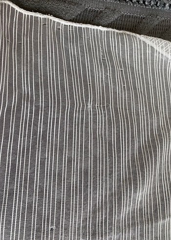 Gri Düz Desen Geleneksel Perde - Görsel 4