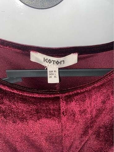 xl Beden Bordo Bisiklet Yaka Kadife Elbise