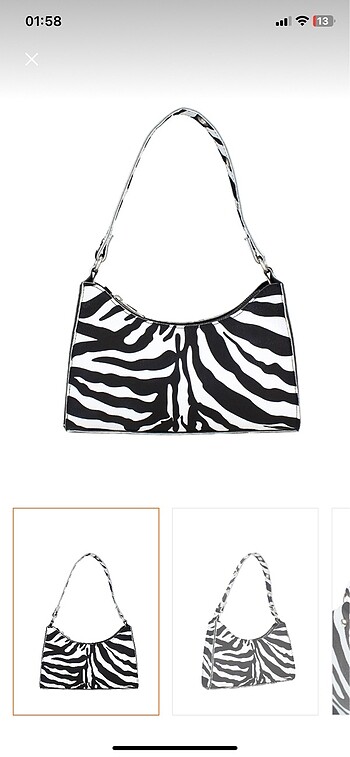 Zebra- baget çanta