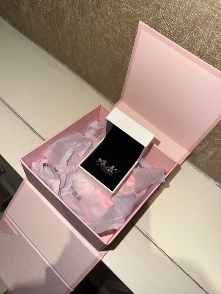 Pandora Küpe Pembe incili - Görsel 5