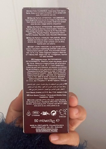 Avon Attraction Deep Instinct Kadın Parfümü - Görsel 3