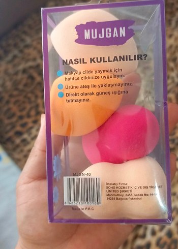 Pastel Renkli Çoklu Makyaj Süngeri Seti - Görsel 5