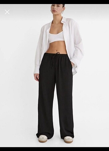 Stradivarius keten pantolon 