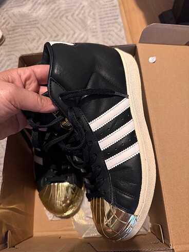 38 Beden siyah Renk Adidas özel seri süperstar