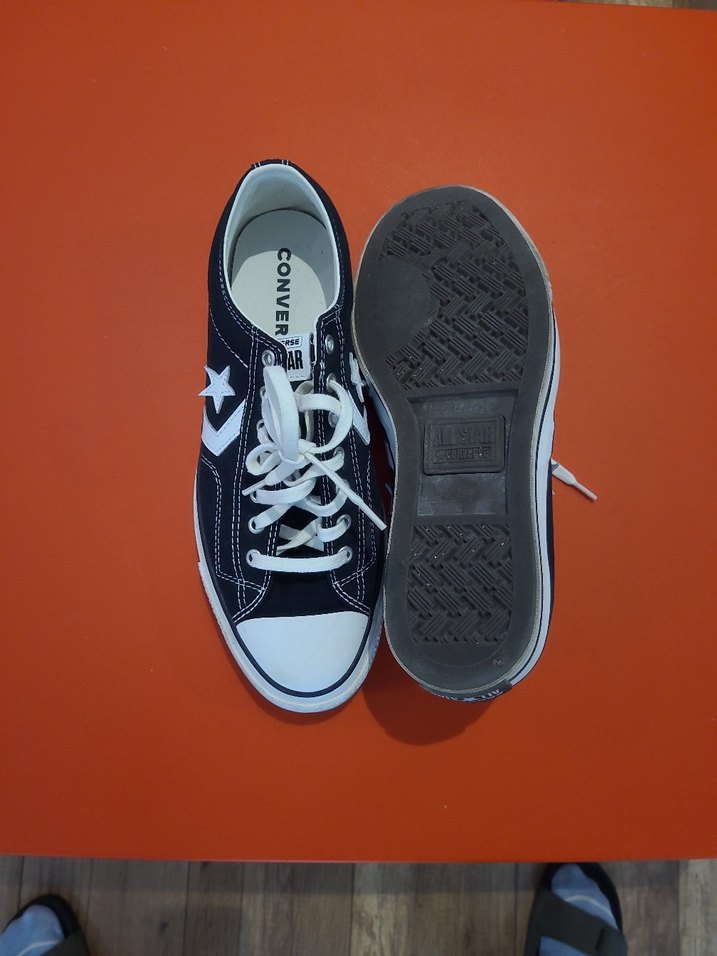 Siyah Converse All Star Spor Ayakkabı - Görsel 3