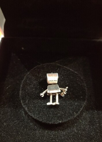 SPandora Sterling Silver Rob Bot Charm - Görsel 3