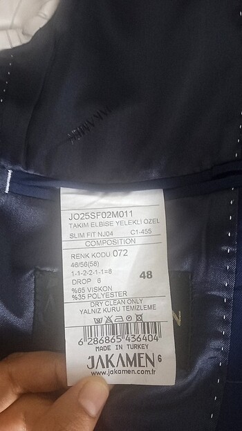 Standart Beden Beden lacivert Renk Erkek takım elbise