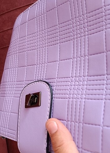 Beden mor Renk Lila kol omuz çantası