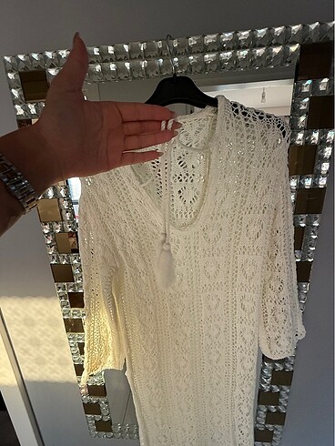 Plaj için triko elbise - Görsel 5