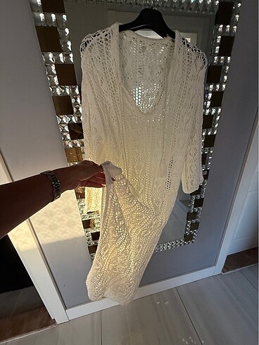 Plaj için triko elbise - Görsel 6