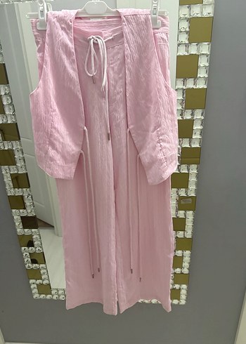 Angemiel Pembe yelek pantolon takımı