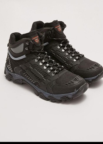 Steps 42 numara Kamuflaj Desenli Siyah  Erkek trekking Bot - Görsel 4