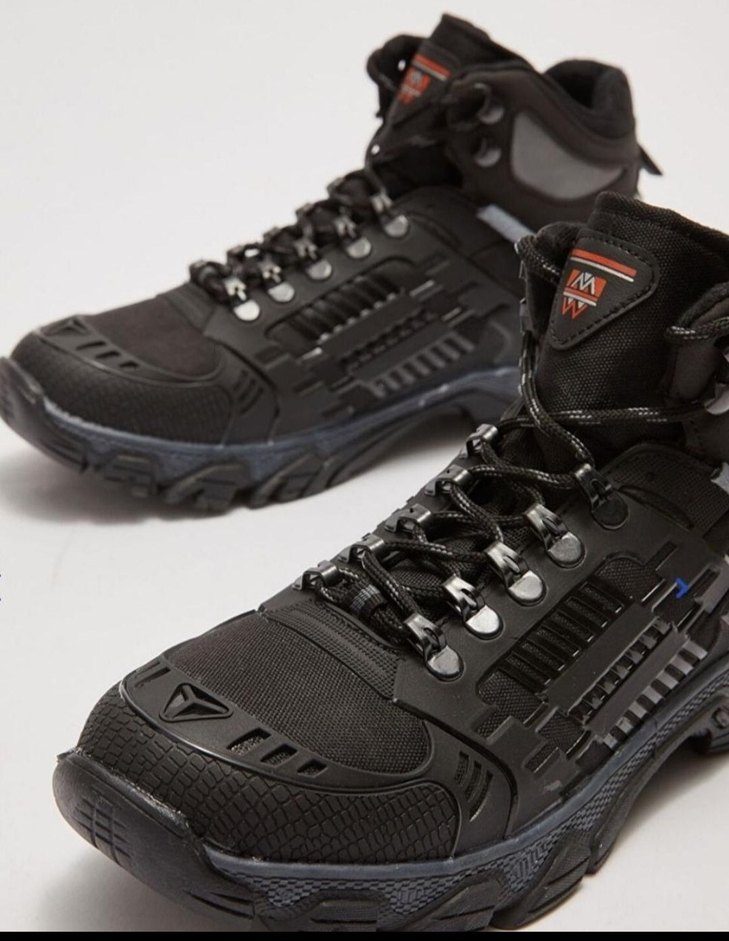 Steps 42 numara Kamuflaj Desenli Siyah  Erkek trekking Bot - Görsel 5