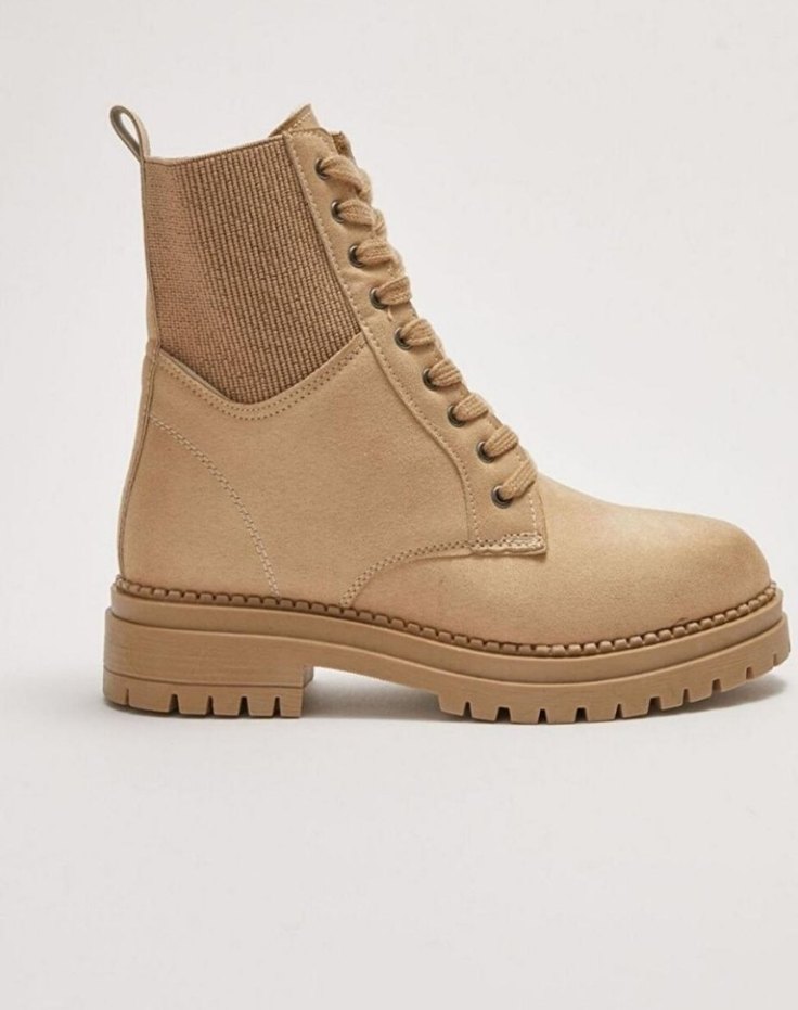 Steps orjinal 40 numara Bej  Kadın Blok Topuklu Bot - Görsel 3