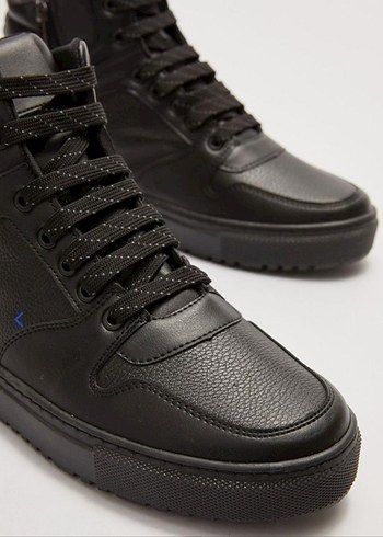 Gri Siyah Erkek Street Style Sneakers 44 numara... - Görsel 3