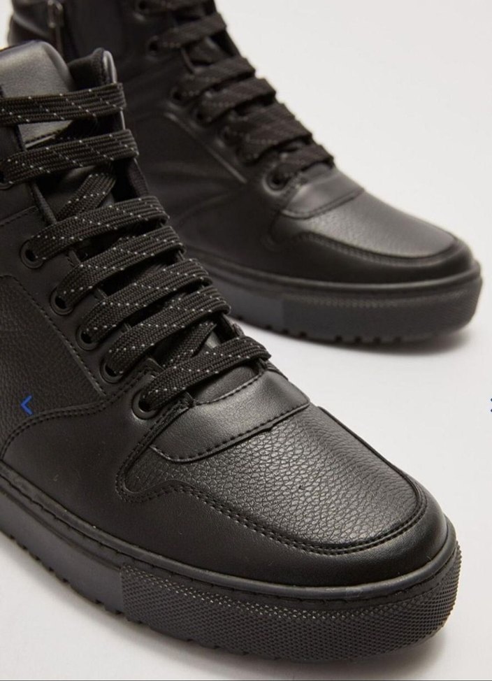 Gri Siyah Erkek Street Style Sneakers 44 numara... - Görsel 3