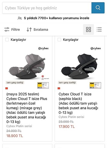 Cybex cloud z i - size (45-87 cm ) Rebellious çocuk puset 0-13 k - Görsel 7