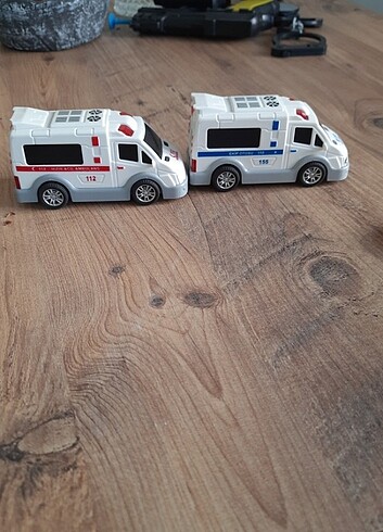  Beden AMBULANS POLİS ARABASI OYUNCAK