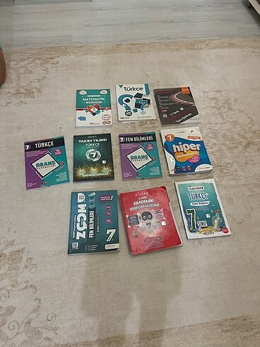 7&8 sınıf okul kitapları