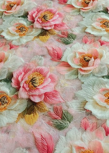 Nevresimlik kumaş 3 boyutlu - Görsel 2