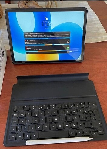 Huawei mate pad 11.5 tablet + kalem + klavye