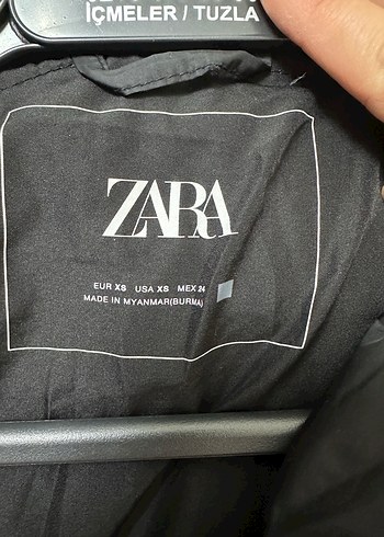 xs Beden Zara kuş tüyü şişme mont
