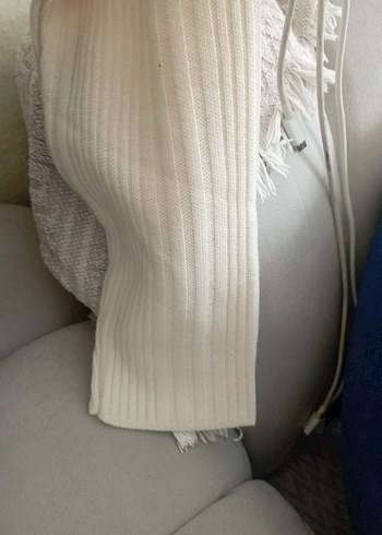 Bohem Tarzı Yeşil Triko Uzun Elbise - Görsel 6