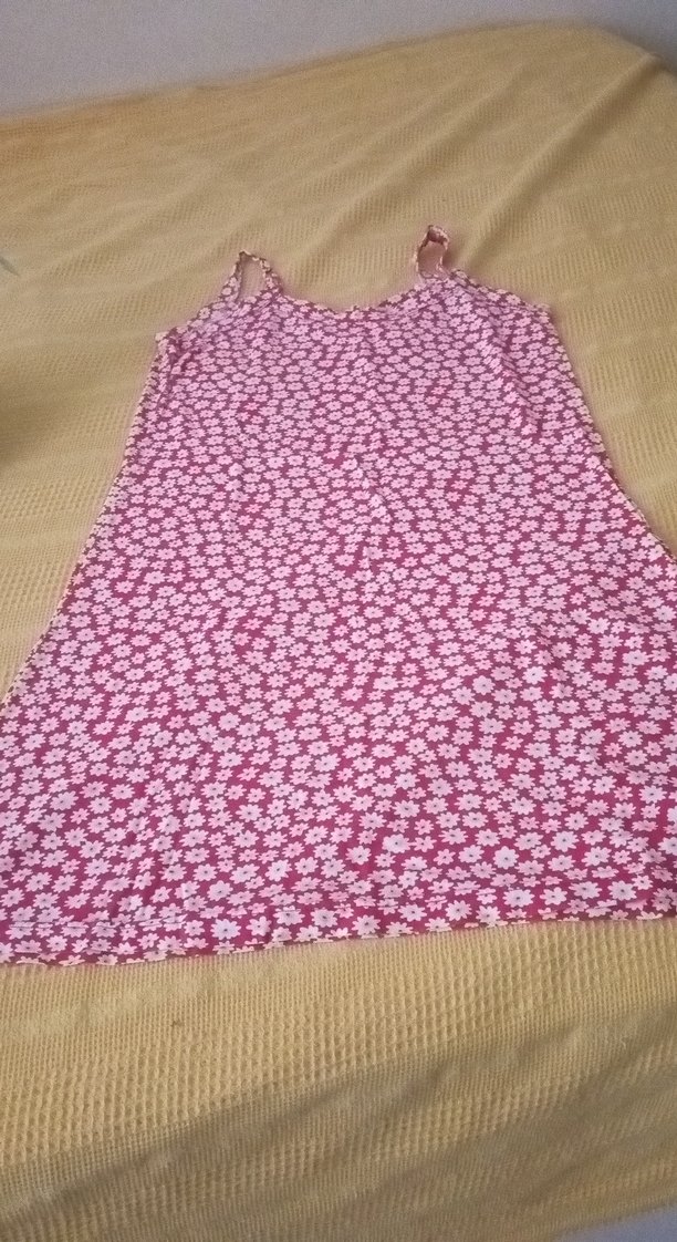 krmizi    bayan    Çiçekli V Yaka Elbise - Görsel 3