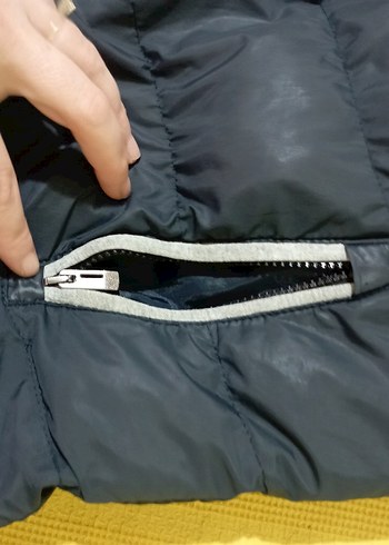 Erkek Çocuk siyah  Fermuarlı Yelek - Görsel 3