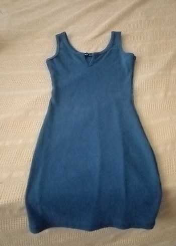 yesil Triko Midi Elbise - Görsel 7