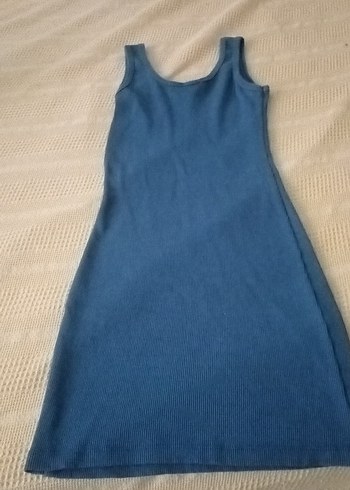 yesil Triko Midi Elbise - Görsel 2